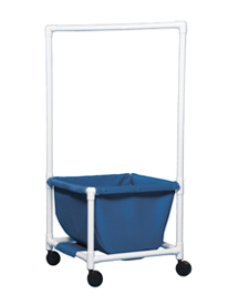 Laundry Hamper with Clothes Rod