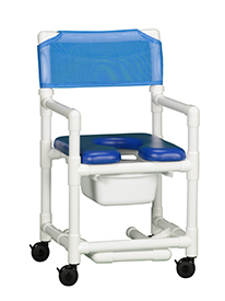 Standard Line Open Front Soft Seat Shower Chair Commode