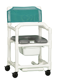 Standard Line Open Front Soft Seat Shower Chair Commode